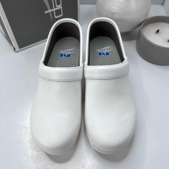 Dansko LT Pro Clog White Box Nursing Shoe Women 38/7.5 NWB Lightweight Comfort - Picture 5 of 11